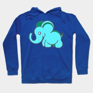 Blue Elephant Hoodie